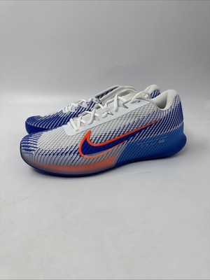 Size 11.5 - NikeCourt Air Zoom Vapor 11 HC White Hyper Crimson