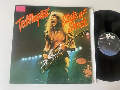 LP Rock Ted Nugent - State Of Shock( 10 Song) CBS RECORDS EPIC StoC