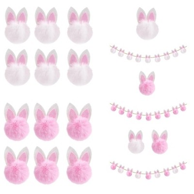 Delicate Easter Rabbits Decorations With Realistic Ear For Festival Home Decors