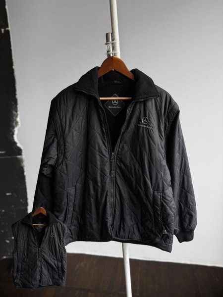 Men Mercedes-Benz Jacket Black Polyester 36 / S /