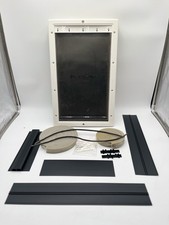 Professional Petsafe Extreme Weather Pet Door 3 Flap - White Size Large Used