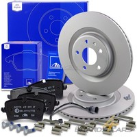 ATE Bremsscheiben +BelÄGe MIT Kontakt Hinten FÜR Audi A6 C7 A7 4G Porsche Macan
