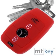 Auto Schl&uuml;ssel H&uuml;lle ROT f&uuml;r Mercedes W247 W213 S213 C238 A238 C118 V167 W222