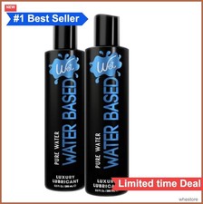 Silicone Personal Lubricant Gel 9 Oz Unscented Latex Safe 2 Pack Sexual Wellness
