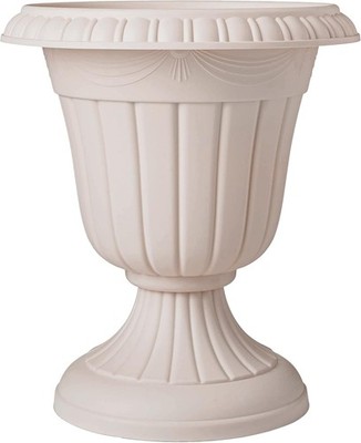 Arcadia Garden Products PL00TP Classic Traditional Plastic Urn Planter, 16'' x 18
