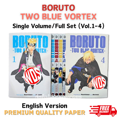 Manga Boruto: Two Blue Vortex (Vol.1-4) English Comic Single Volume / Full Set