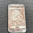 1 oz Silver CHRISTMAS JOY 1983.  NATIONAL REFINERS  .999 SILVER Bar (K)