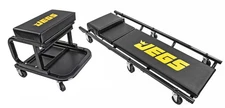 JEGS 81150 Creeper & Mechanic Seat Set