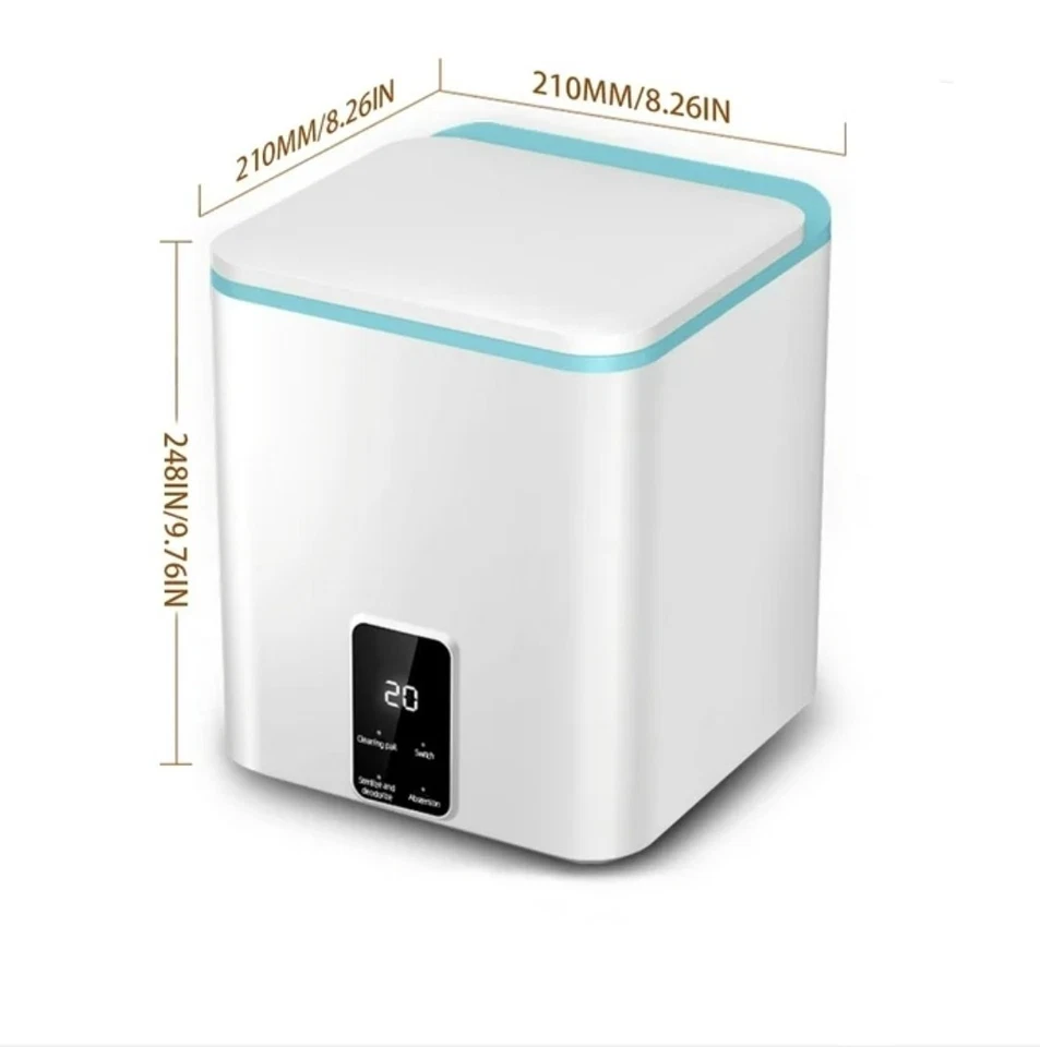 Mini Washing Machine - 3.8L Capacity, Ozone & Blue Light Sterilization by BUMAI - Image 2 of 4