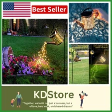 Elegant Solar Watering Can Lantern for Garden & Outdoor Decor