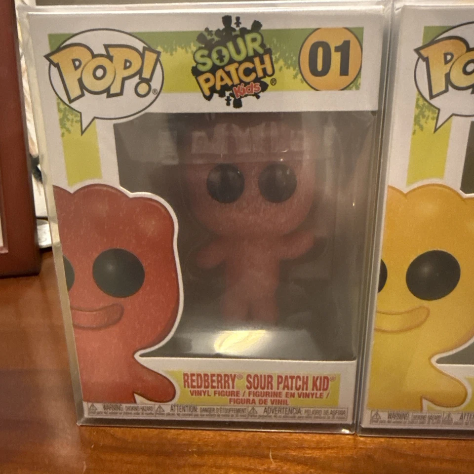 Funko Pop Sour Patch Kids Redberry 01, Lemon 02, Orange 03, Blue Raspberry 04 - Image 2 of 4