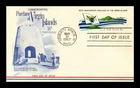 UNITED STATES VIRGIN ISLANDS 50TH ANNIVERSARY FIRST DAY COVER FDC