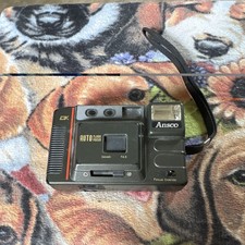 Ansco 35 AFF Sensor Control 35mm Film Camera DX Auto Flash Focus Black