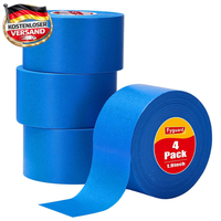 Malerkrepp Blau 4 Rollen 50M X 48Mm FüR Innen & AußEn, UV & HitzebestäNdig