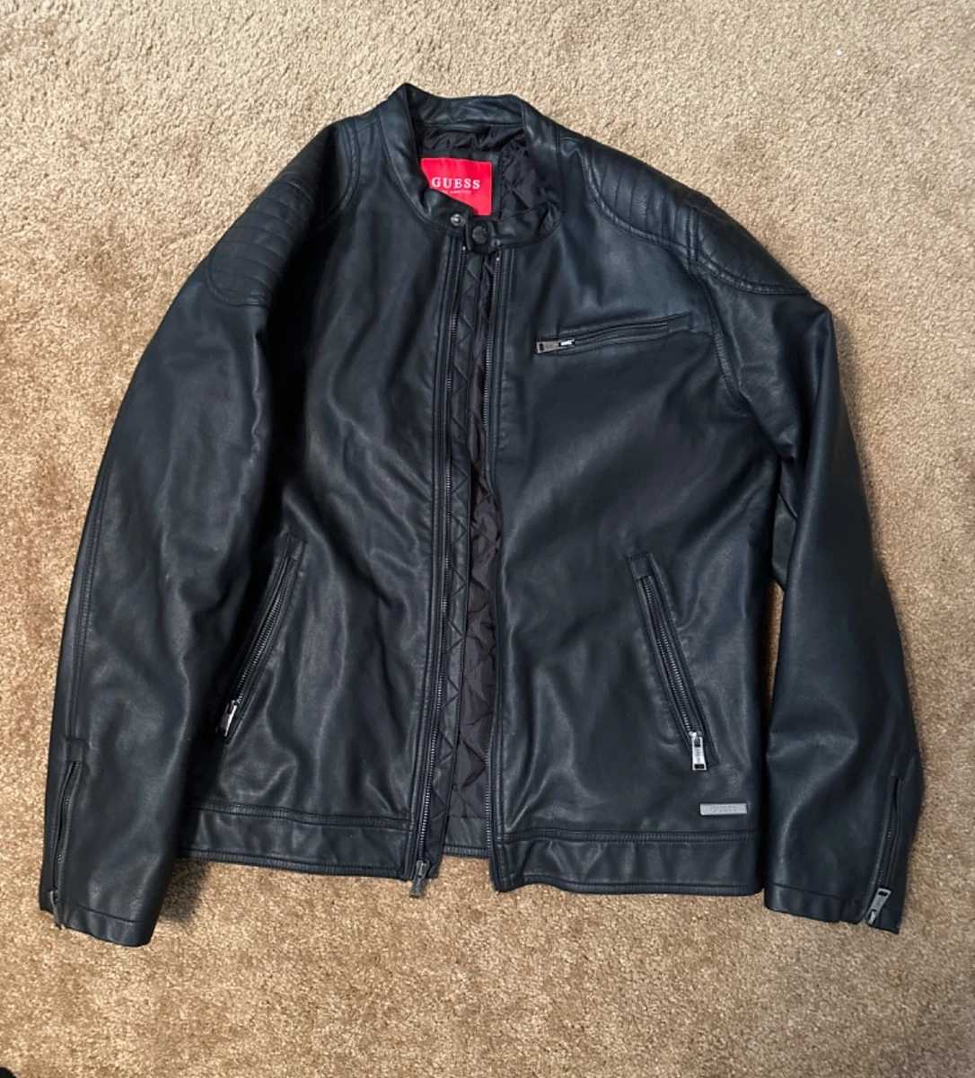 washed leather jacket products for sale | eBay