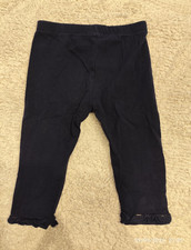 Mädchen Capri Leggings schwarz Gr. 74 100% B...