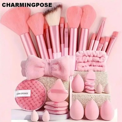 Makeup Brush Set Soft Professional Foundation & Eyeshadow Blending Brushes