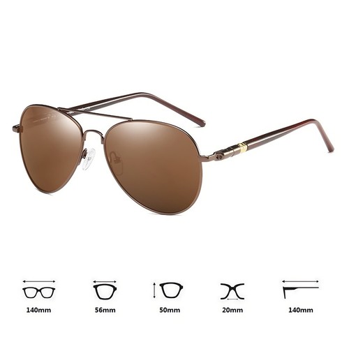 Sonnenbrille Pilotenbrille Fliegerbrille Brille polarisiert UV400 P 110 - Picture 4 of 15