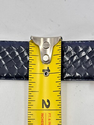 Genuine Snake Skin Leather Belt With Stone Buckle By Jean Roberts Design (B-6) Genuine Snake Skin Leather Belt With Stone Buckle By Jean  main image 2