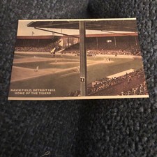 1918 Detroit Tigers Navin Field Post Card Rarely Seen