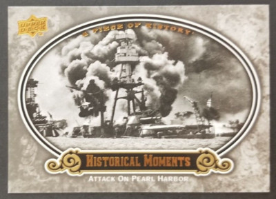 Attack On Pearl Harbor 2009 Historical Moments Upper Deck Card #159 (NM)