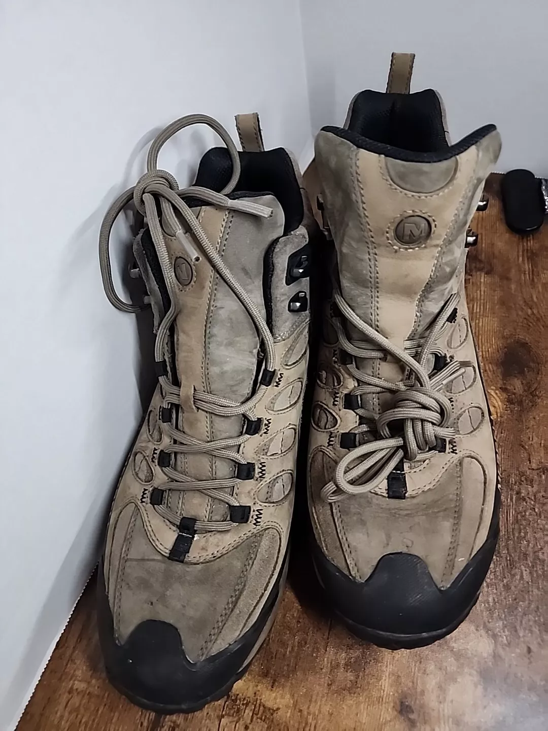 merrell waterproof refuge core mid trail hiking shoes