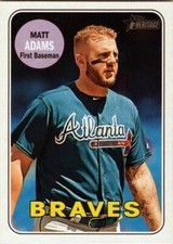 2018 Topps Heritage #270 Matt Adams Atlanta Braves