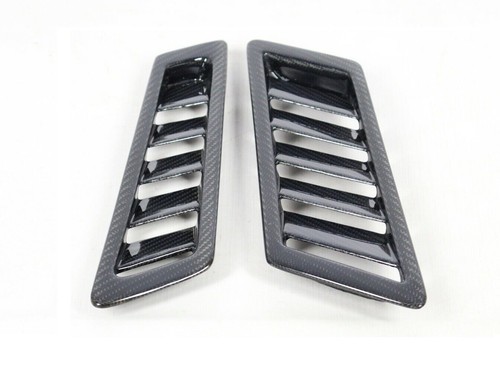 For Mercedes G-Class w463 G55 G63 G500 Dry Carbon Fiber Side Vent Covers Replace - Foto 5 di 6