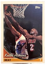 Excellent: Vintage 1993-94 topps Keith Askins Miami Heat Trading Card