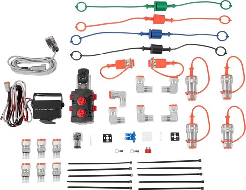 DV5008RAG Hydraulik Multiplikator Umsteller - Wippschalter & Ag Kupplungssatz 6 Anschlüsse - Bild 1 von 7