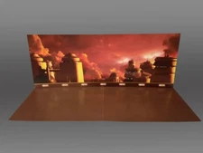 Oversize Bespin Skyline Backdrop Star Wars TVC Black Series Hasbro Kenner