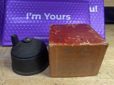 Tru-Point Quick Change Abrasive Cup Metal Pencil Pointer (Model D) Vintage
