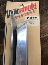 Rain Guards 2Pc Window Vent Visor Shade For Ford Tempo Topaz 84-85 NOS Steel