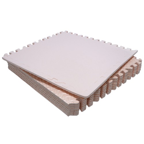 8PCs EVA Foam Exercise Tiles Floor Mat Gym Floor Fitness Yoga Workout 24x24 Pink - Picture 3 of 7
