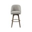 madison park pearce grey bar stool with swivel seat mp104-1052