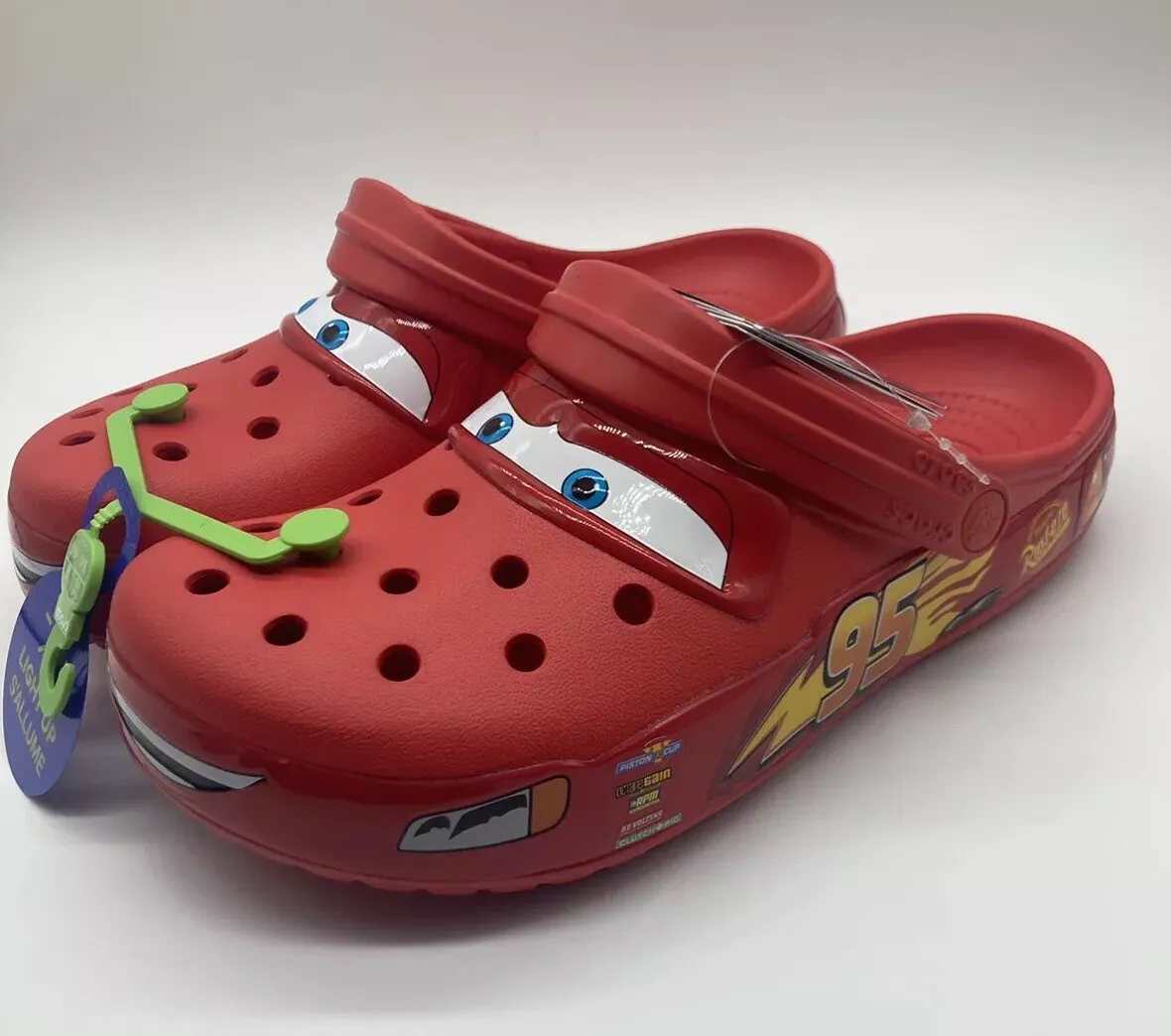 Crocs Lightning Mcqueen Clogs (US Size 7 Mens / 9 Womens) Limited Edition