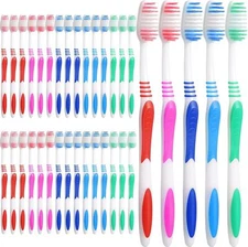 250 Packs Individually Wrapped Toothbrushes Disposable Bulk Toothbrushes Soft