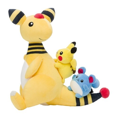 Ampharos Pikachu Plush 3Types Set Pokemon Center Tokyo Bay Original Japan New - Picture 5 of 23