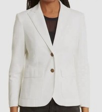  550 Rag  Bone Women's White Nancy Knit Blazer Jacket Coat Size 2