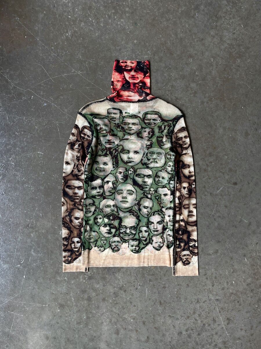 Vintage Jean Paul Gaultier Maille Femme Mesh Faces Vintage Jean Paul Gaultier Maille Femme Mesh Faces