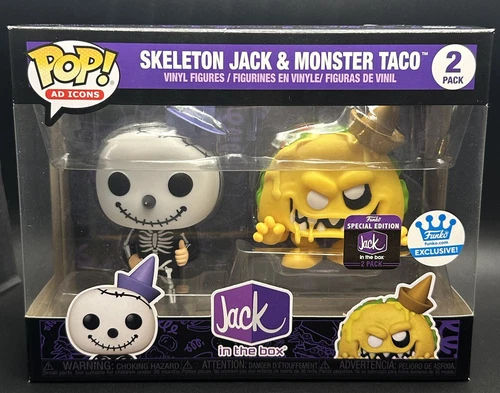 Funko Pop! | Jack In The Box | Skeleton Jack And Monster Taco (Funko Shop)