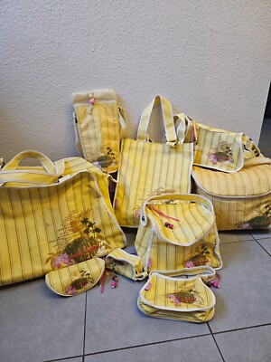Taschen von nici 9-teiliges Set *Paraiso Tropical* in gelb 
