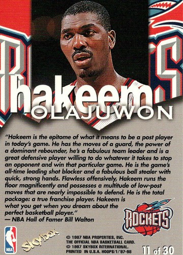 1997-98 Hakeem Olajuwon - Base & Inserts - Pick from List - Complete Your Set - Picture 21 of 73