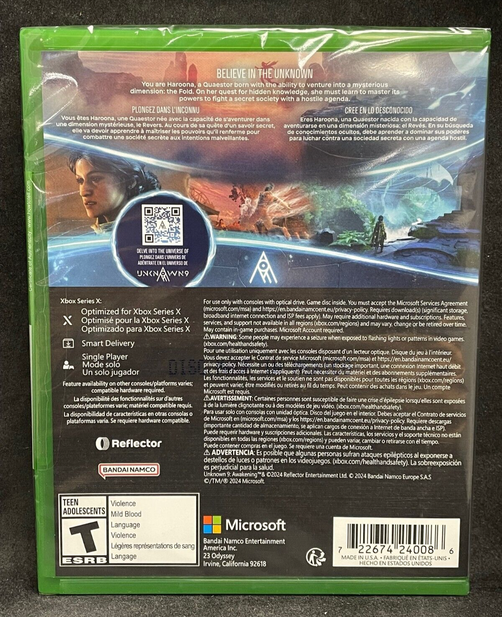 Unknown 9: Awakening (Xbox Series X / Xbox One) BRAND NEW