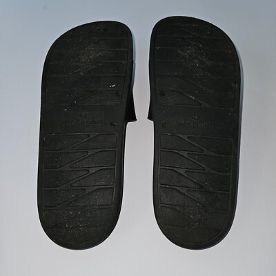 NETFLIX Black Slides Sandals Shoes Size 42 (approx women