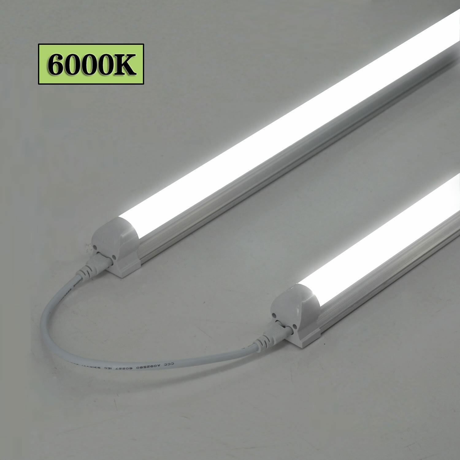 Crestech LED Tube Lights 8ft 144W 6500K Rotatable Dual Ended Power T8