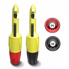 Repair 2mm/4mm Test  Jack Piercing Clip Pair Puncture Automotive Wire Probe with