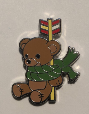Michael Darling Teddy Bear Tied To Arrow Disney Pin Peter Pan Icons | eBay