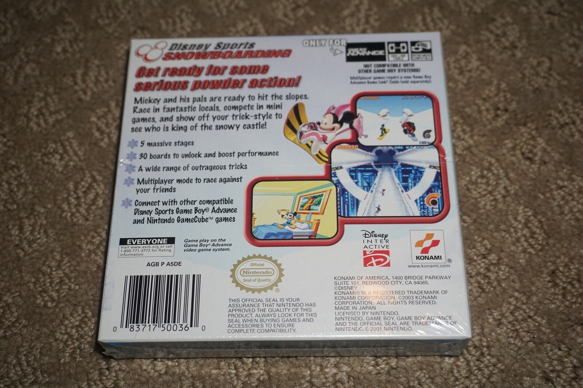 Disney Sports Snowboarding (Nintendo Game Boy Advance, 2003 Disney Sports Snowboarding (Nintendo Game Boy Advance, 2003