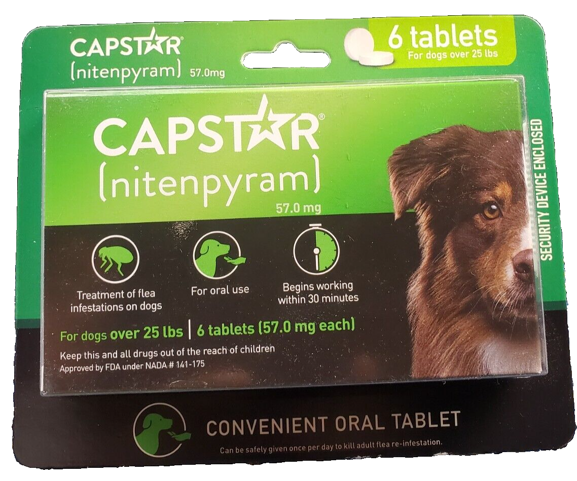 Capstar for Dogs over 25 lbs (6 Tablets ) eBay